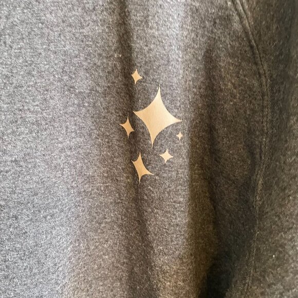 Christmas Enchant Event Logo Crewneck Sweatshirt Dark Gray Womens XL - Picture 8 of 10